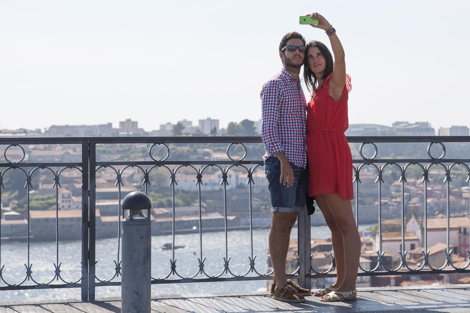 Reportagem com turistas no Porto