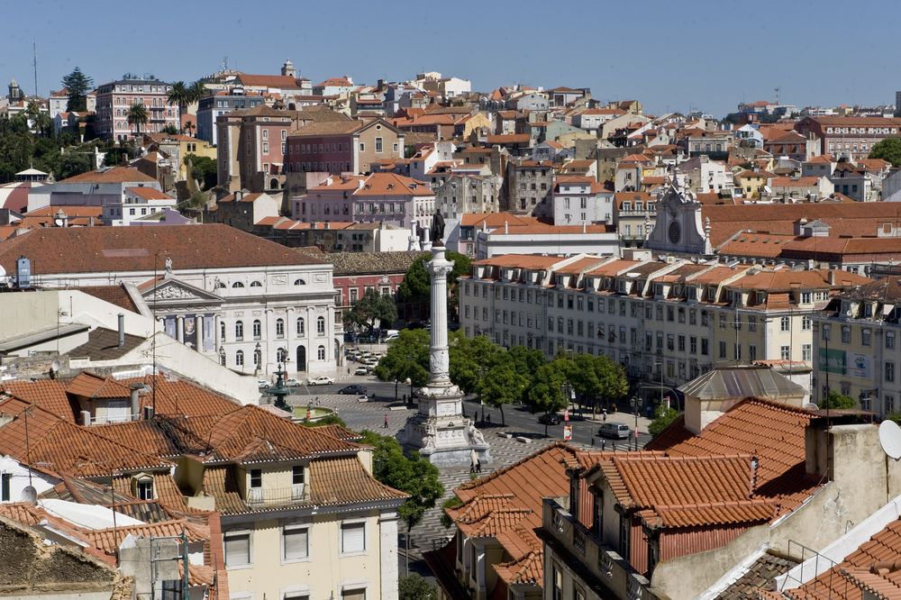 Lisboa vista de cimaElevador de Santa Justa
