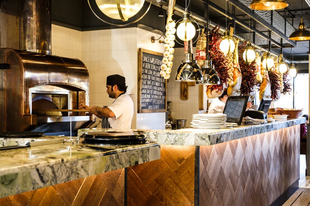Jamie’s Italian, restaurante italiano do cozinheiro Jamie Oliver em Lisboa, Principe Real.