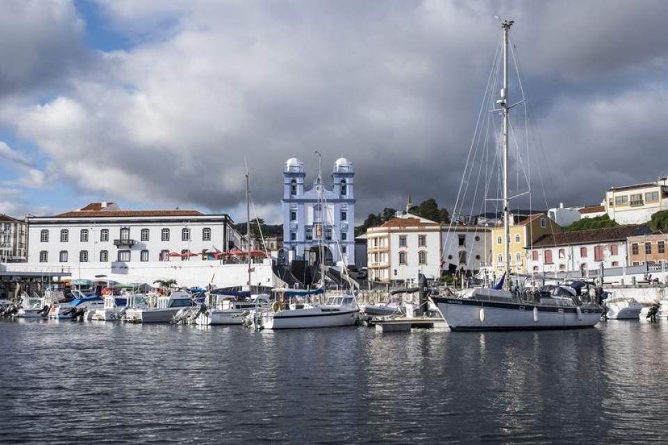 Marina de Angra, Ilha Terceira, Açores.