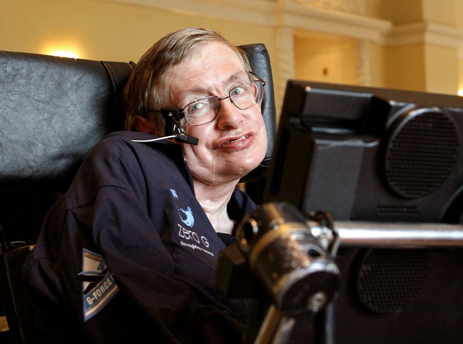 FILE  PHOTO: British physicist Stephen Hawking answers questions during an interview in Orlando