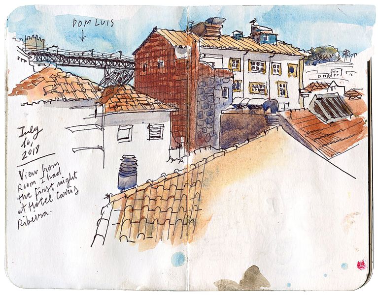 A cidade do Porto desenhada pelos Urban Sketchers