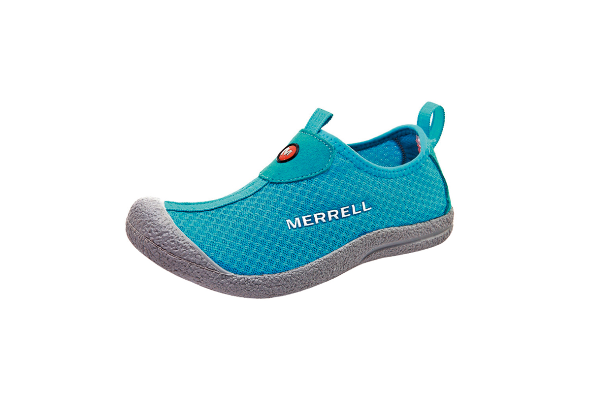Original-Merrell-Breathable-Women-Lovely-Air-Mesh-Outdoor-Slip-On-Aqua-Shoes-For-Cute-Lake-Blue