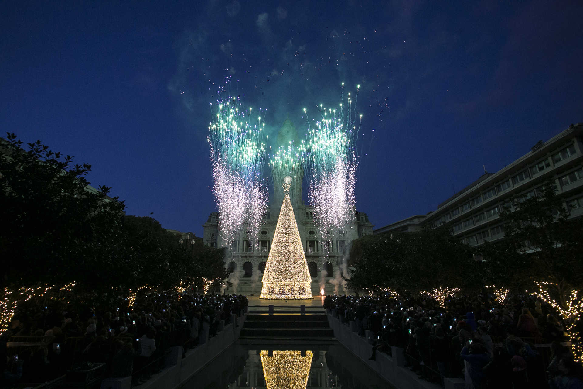 Inauguração das comemorações natalícias no Porto.