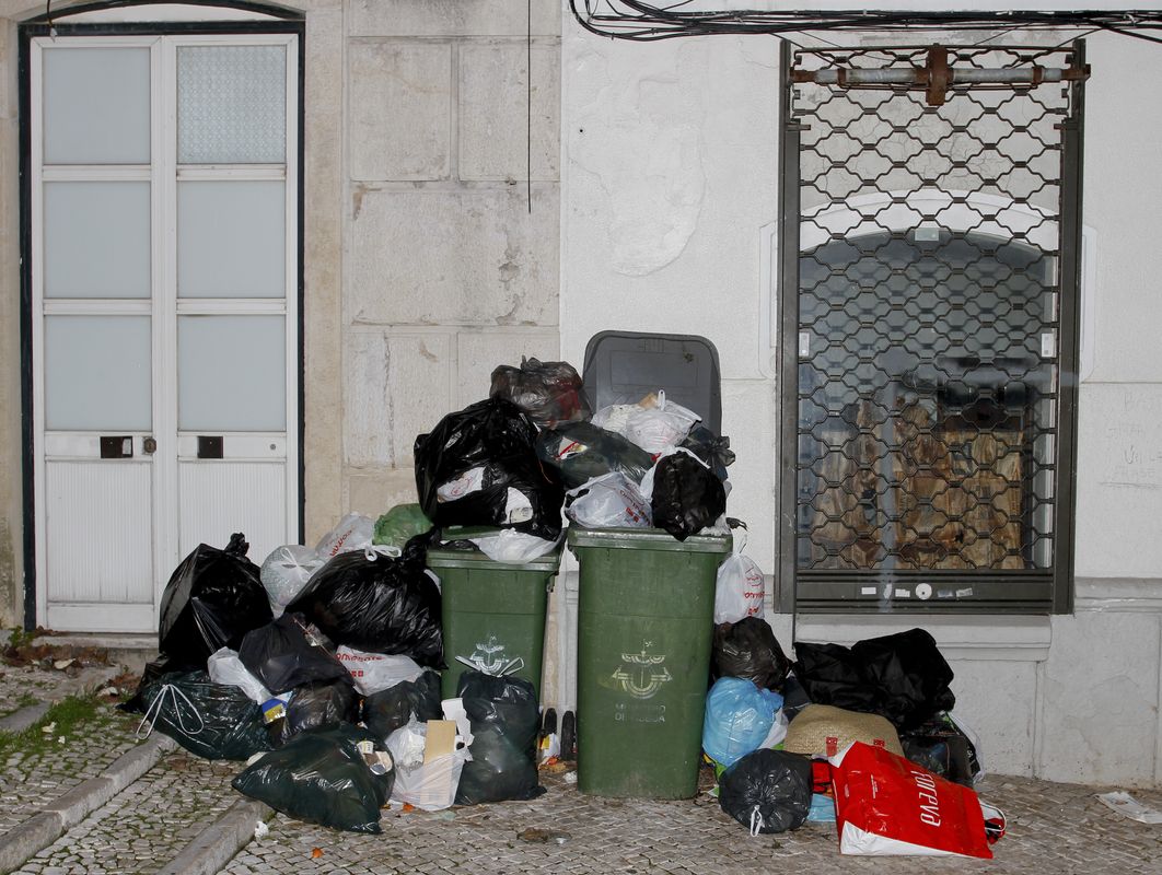 Lisboa – Greve do lixo em lisboa
