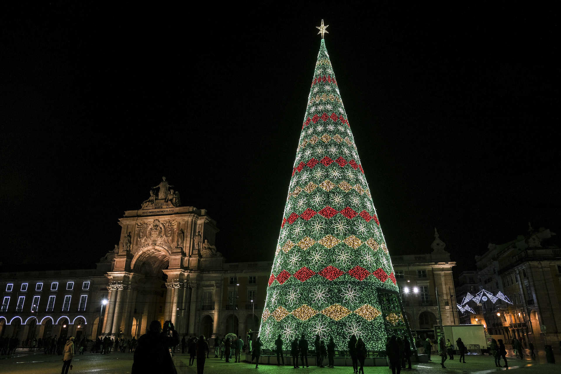 Inauguração das luzes de Natal em Lisboa