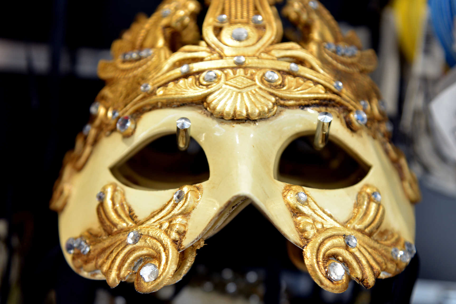 Lojas com máscaras de Carnaval