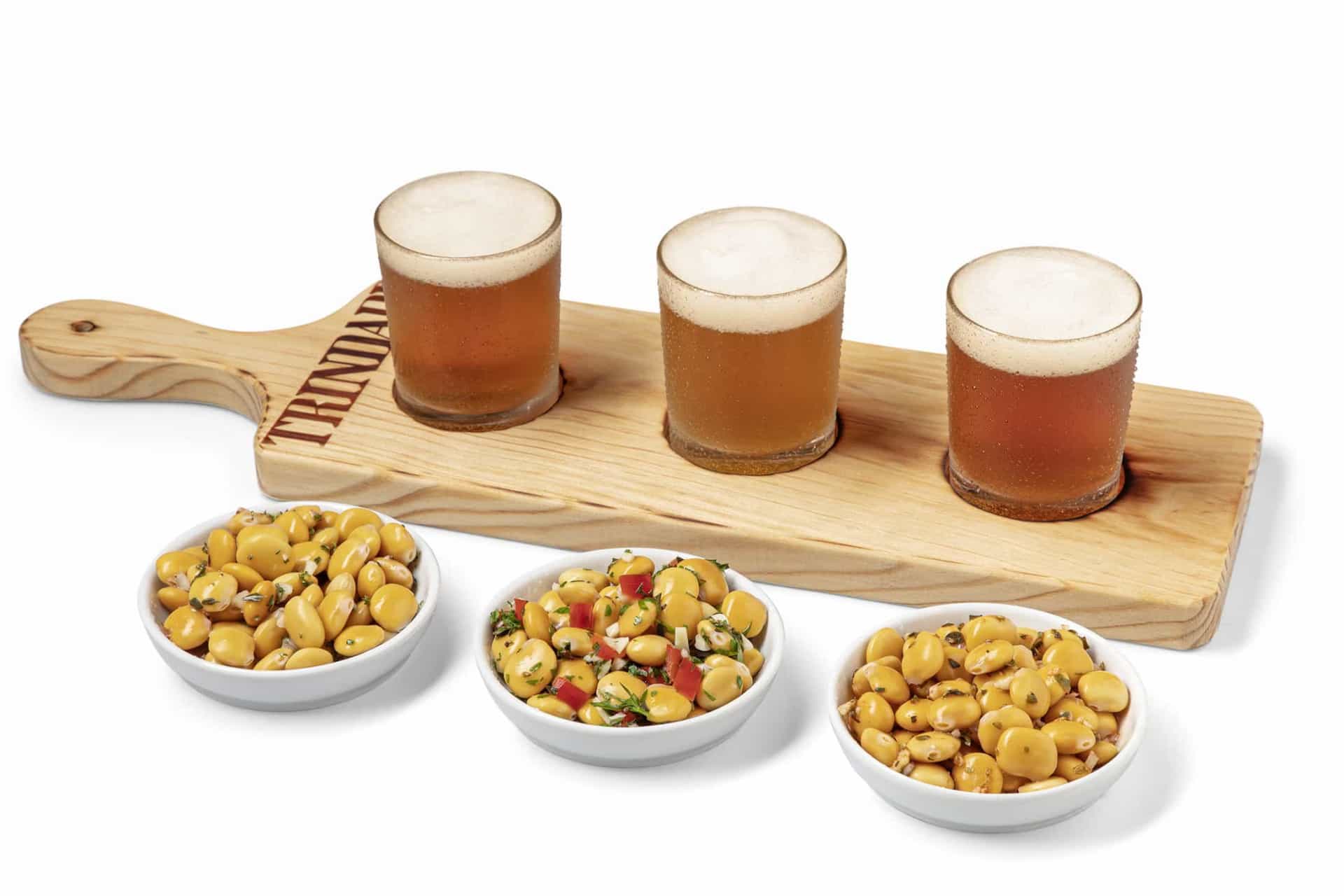 A nova tábua de degustação de cervejas artesanais da Trindade