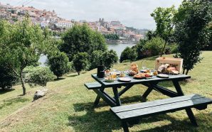 Gaia: jardim da Churchill's tem novo bar de vinhos e petiscos virado para o Douro